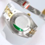 Rolex Datejust 126303 Black Dial Domed Yellow Gold Bezel Oyster/Jubilee Bracelet 904L Steel 3235 Movement 41mm Mens Watch - Image 5