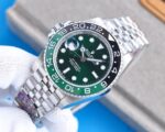 Rolex GMT Master Green Dial Green&Black Ceramic Bezel “Sprite” 904L Jubilee Bracelet 3186/3285 Movement 40mm - Image 2