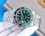 Rolex GMT Master Green Dial Green&Black Ceramic Bezel “Sprite” 904L Jubilee Bracelet 3186/3285 Movement 40mm - Image 5