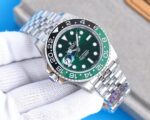 Rolex GMT Master Green Dial Green&Black Ceramic Bezel “Sprite” 904L Jubilee Bracelet 3186/3285 Movement 40mm - Image 3