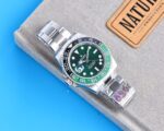 Rolex GMT Master Green Dial Green&Black Ceramic Bezel “Sprite” 904L Oyster Bracelet 3186/3285 Movement 40mm - Image 9