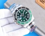 Rolex GMT Master Green Dial Green&Black Ceramic Bezel “Sprite” 904L Oyster Bracelet 3186/3285 Movement 40mm - Image 2