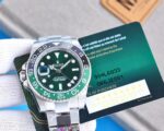 Rolex GMT Master Green Dial Green&Black Ceramic Bezel “Sprite” 904L Oyster Bracelet 3186/3285 Movement 40mm - Image 8