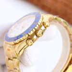 Rolex Yacht Master II 44mm White Dial Blue Ceramic Bezel 904L Steel Full Yellow Gold 1:1 Best Edition 7750 Movement - Image 5