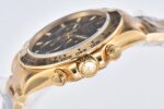 Rolex Daytona Chronograph Black Dial Yellow Gold Bezel&Case&Bracelet 7750/4130 Movement - Image 4