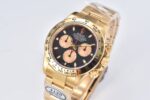 Rolex Daytona Chronograph Black&Gold Dial Yellow Gold Bezel&Case&Bracelet 7750/4130 Movement - Image 3