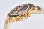 Rolex Daytona Chronograph Black&Gold Dial Yellow Gold Bezel&Case&Bracelet 7750/4130 Movement - Image 2