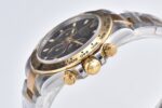 Rolex Daytona Chronograph Black Dial Yellow Gold Bezel 904L Steel&Gold Bracelet 7750/4130 Movement - Image 2