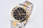 Rolex Daytona Chronograph Black Dial Yellow Gold Bezel 904L Steel&Gold Bracelet 7750/4130 Movement - Image 4