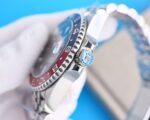 Rolex GMT Master Blue Dial Blue&Red Ceramic Bezel Oyster Bracelet 904L Steel 3186/3285 Movement - Image 9