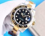 Rolex GMT Master Root Beer Black Dial Black&Gold Ceramic Bezel Yellow Gold Bracelet 904L Steel 3186/3285 Movement - Image 2