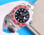 Rolex GMT Master Black Dial Red Ceramic Bezel Jubilee Bracelet 904L Steel 3186/3285 Movement - Image 6