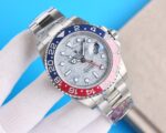 Rolex GMT Master Meteorite Dial Blue&Red Ceramic Bezel Oyster Bracelet 904L Steel 3186/3285 Movement - Image 3