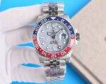 Rolex GMT Master Meteorite Dial Blue&Red Ceramic Bezel Oyster Bracelet 904L Steel 3186/3285 Movement - Image 5