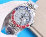 Rolex GMT Master Meteorite Dial Blue&Red Ceramic Bezel Oyster Bracelet 904L Steel 3186/3285 Movement - Image 7
