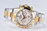 Rolex Daytona Chronograph White Dial Yellow Gold Bezel 904L Steel&Gold Bracelet 7750/4130 Movement - Image 2