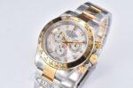 Rolex Daytona Chronograph White Dial Yellow Gold Bezel 904L Steel&Gold Bracelet 7750/4130 Movement - Image 3