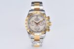 Rolex Daytona Chronograph White Dial Yellow Gold Bezel 904L Steel&Gold Bracelet 7750/4130 Movement