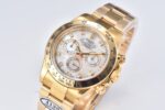 Rolex Daytona Chronograph White Dial Yellow Gold Bezel 904L Steel&Full Gold Bracelet 7750/4130 Movement - Image 6