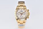 Rolex Daytona Chronograph White Dial Yellow Gold Bezel 904L Steel&Full Gold Bracelet 7750/4130 Movement