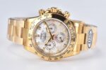Rolex Daytona Chronograph White Dial Yellow Gold Bezel 904L Steel&Full Gold Bracelet 7750/4130 Movement - Image 5