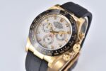 Rolex Daytona Chronograph White Dial Black Ceramic Bezel 904L Steel&Gold Case Black Rubber Strap 7750/4130 Movement - Image 2