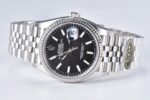 Rolex Datejust 36 Black Dial Fluted Bezel Jubilee Bracelet 904L Steel 3235 Movement - Image 6