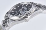 Rolex Datejust 36 Black Dial Fluted Bezel Jubilee Bracelet 904L Steel 3235 Movement - Image 3