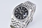 Rolex Datejust 36 Black Dial Fluted Bezel Jubilee Bracelet 904L Steel 3235 Movement - Image 4