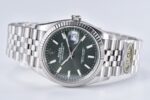 Rolex Datejust 36 Grey Dial Fluted Bezel Jubilee Bracelet 904L Steel 3235 Movement - Image 5