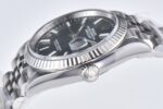 Rolex Datejust 36 Grey Dial Fluted Bezel Jubilee Bracelet 904L Steel 3235 Movement - Image 8