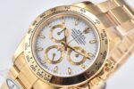 Rolex Daytona Chronograph White Dial Yellow Gold Bezel&Case&Bracelet 7750/4130 Movement - Image 2
