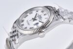 Rolex Datejust 36 White Roman Numeral Dial Fluted Bezel Jubilee Bracelet 904L Steel 3235 Movement - Image 3