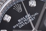 Rolex Datejust 36 Black Diamond Dial Fluted Bezel Jubilee Bracelet 904L Steel 3235 Movement - Image 4