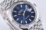 Rolex Datejust 36 Blue Fluted-Motif Dial Fluted Bezel Jubilee Bracelet 904L Steel 3235 Movement - Image 6
