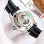 Rolex Yacht Master 40mm Black Dial 904L Steel 1:1 Best Edition Oysterflex Rubber Strap 2836/3235 Movement - Image 4