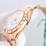 Rolex Daytona Chronograph White Dial Rose Gold Bezel 904L Steel&Full Rose Gold Case&Bracelet 7750/4130 Movement - Image 8