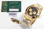 Rolex Daytona Chronograph Yellow Gold Dial Yellow Gold Bezel 904L Steel&Full Yellow Gold Case&Bracelet 7750/4130 Movement - Image 2