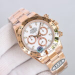 Rolex Daytona Chronograph White Dial Rose Gold Bezel 904L Steel&Full Rose Gold Case&Bracelet 7750/4130 Movement
