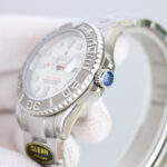 Rolex Yacht Master 40mm White Dial 904L Steel 1:1 Best Edition Oyster Bracelet 2836/3235 Movement - Image 3