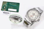 Rolex Yacht Master 40mm White Dial 904L Steel 1:1 Best Edition Oyster Bracelet 2836/3235 Movement - Image 9