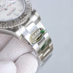 Rolex Yacht Master 40mm White Dial 904L Steel 1:1 Best Edition Oyster Bracelet 2836/3235 Movement - Image 5