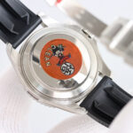 Rolex Yacht Master 40mm Black Dial Diamonds Bezel 904L Steel Case Oysterflex Rubber Strap 1:1 Best Edition 2836/3235 Movement - Image 6