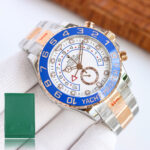 Rolex Yacht Master II 44mm White Dial Blue Ceramic Bezel 904L Steel With Rose Gold 1:1 Best Edition 7750 Movement - Image 2