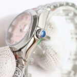 Rolex Lady Datejust 28mm Pink Roman Dial Domed Bezel Jubilee Bracelet 904L Steel 2761 Movement - Image 3