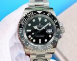 Rolex  “Bruce Wayne” Gmt Master Ii 126710 Black Dial Black & Gray Ceramic Bezel Oyster Bracelet 904l Steel 3285 Movement