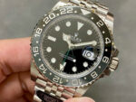 Rolex  “Bruce Wayne” Gmt Master II 126710 Black Dial Black & Gray Ceramic Bezel Jubilee Bracelet 904l Steel 3285 Movement - Image 3