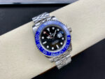Rolex GMT Master Black Dial Blue Ceramic Bezel Jubilee Bracelet 904L Steel 3186/3285 Movement - Image 3