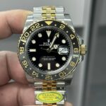 Rolex  “Bruce Wayne” Gmt Master II 126710 Black Dial Black&Grey Ceramic Bezel Yellow Gold Jubilee Bracelet 904l Steel 3285 Movement - Image 2