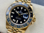 Rolex  “Bruce Wayne” Gmt Master II 126710 Black Dial Black&Grey Ceramic Bezel Yellow Gold Jubilee Bracelet 904l Steel 3285 Movement - Image 3